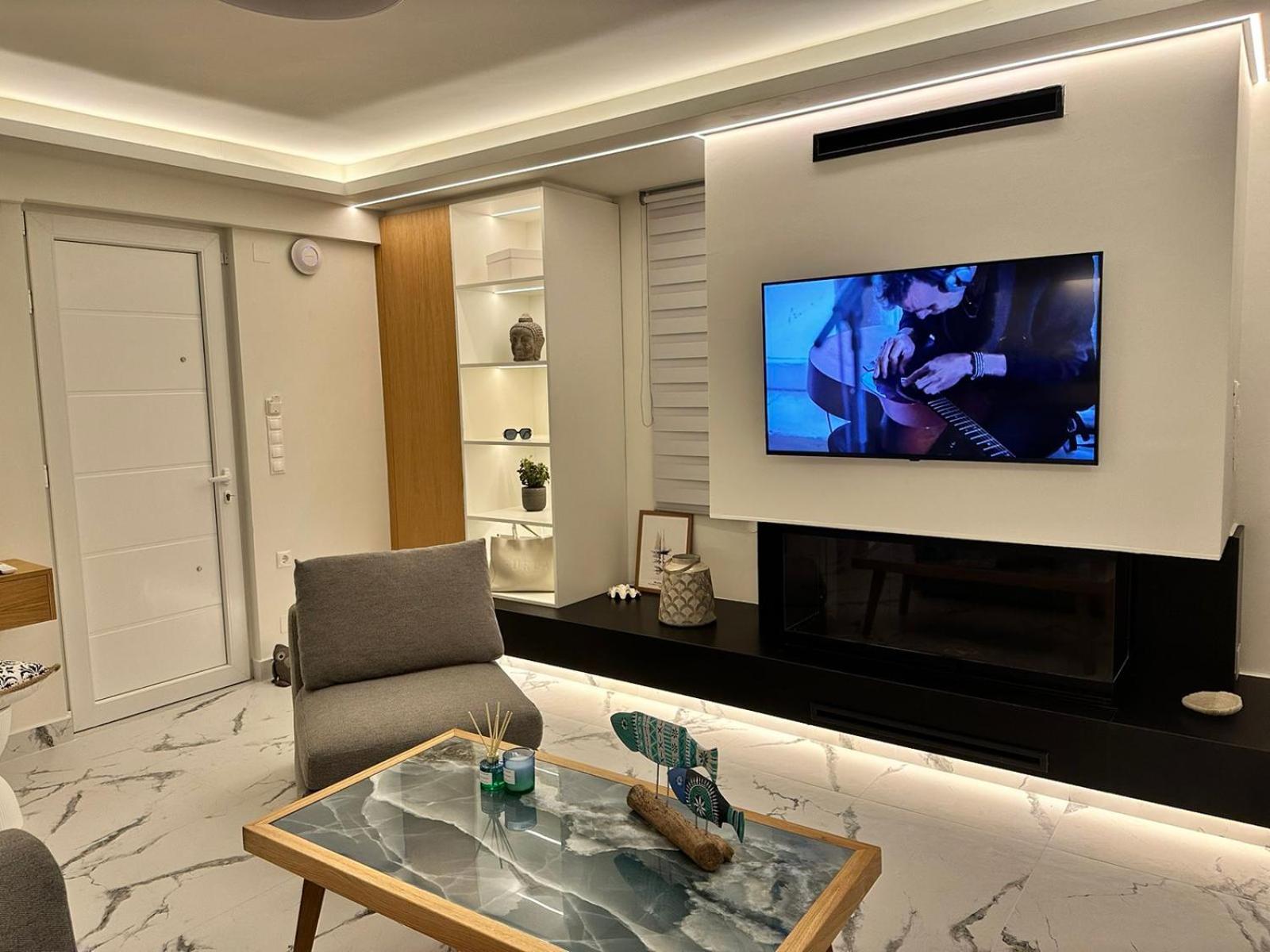 Popis Sea View Apartments 阿齐亚·佩拉加 外观 照片