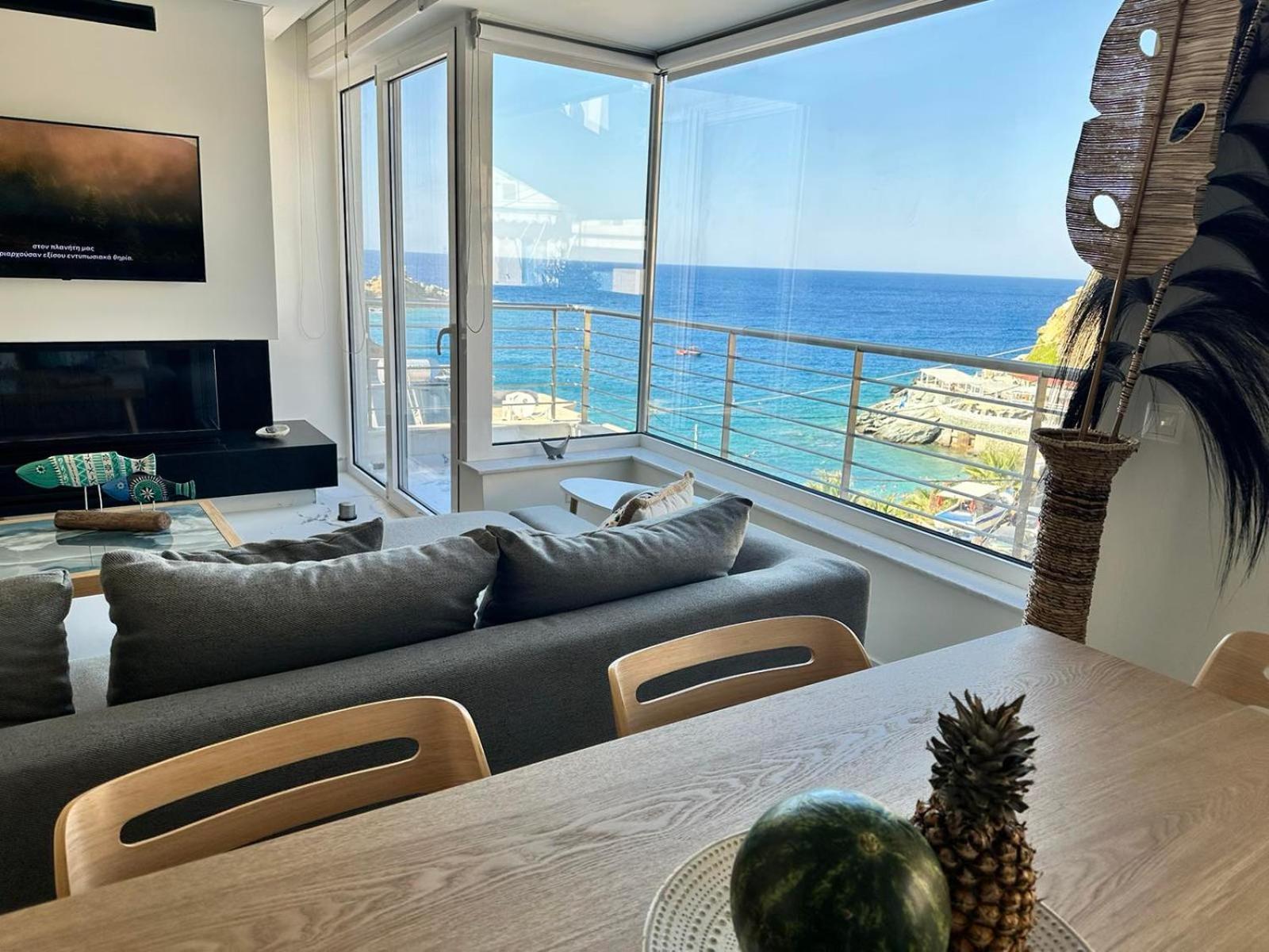Popis Sea View Apartments 阿齐亚·佩拉加 外观 照片