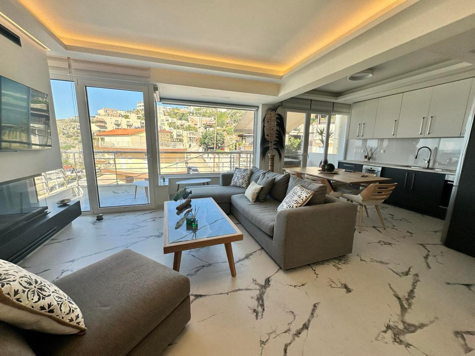 Popis Sea View Apartments 阿齐亚·佩拉加 外观 照片